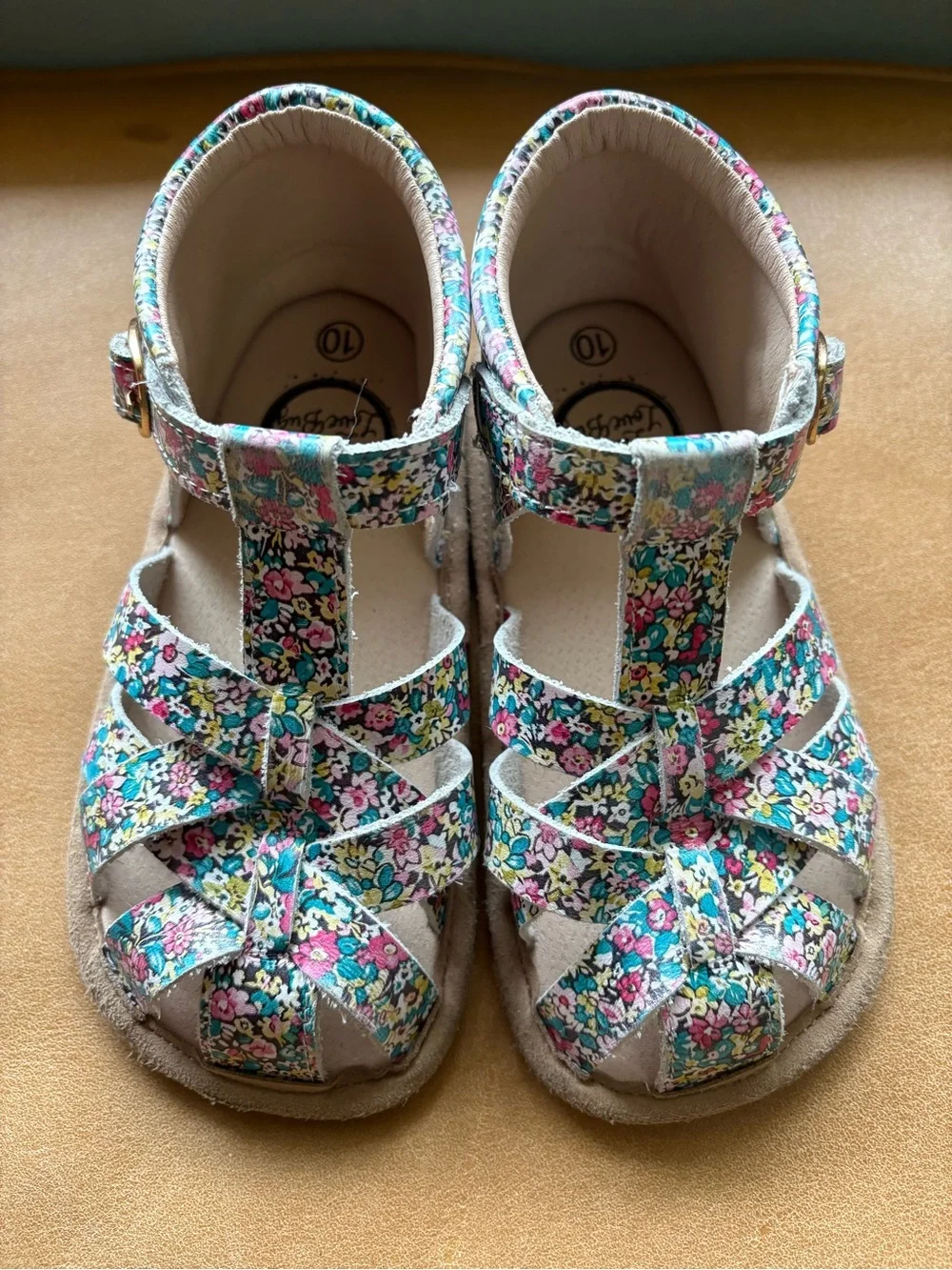 Little Love Bug Floral Closel Toe Sandal